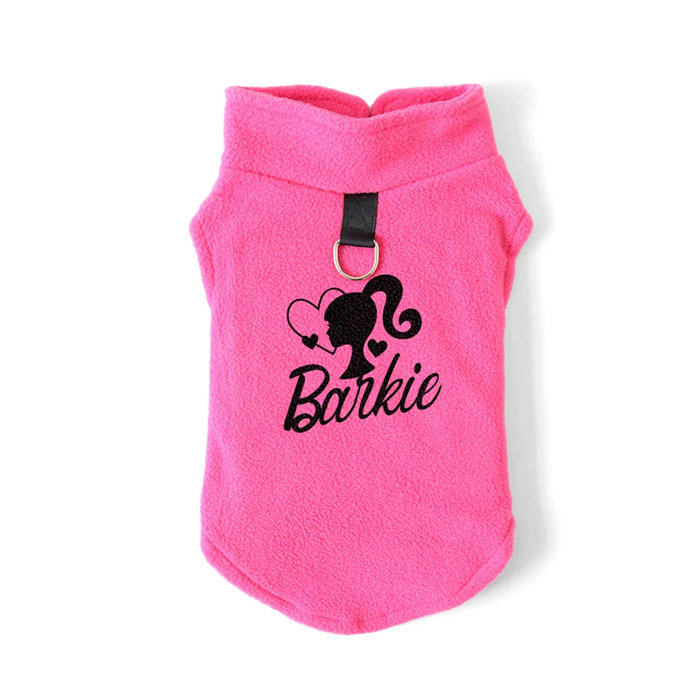 Barkie Fleece Shirt For Dogs -  Dog Clothes By Clothes For My Dog