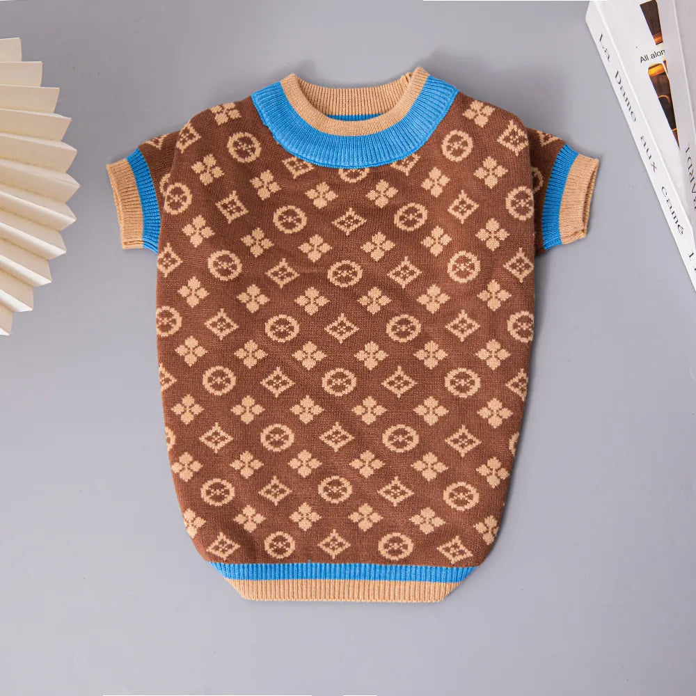 Chewy Vuitton V2 Designer Dog Shirt -  Dog Clothes By Clothes For My Dog