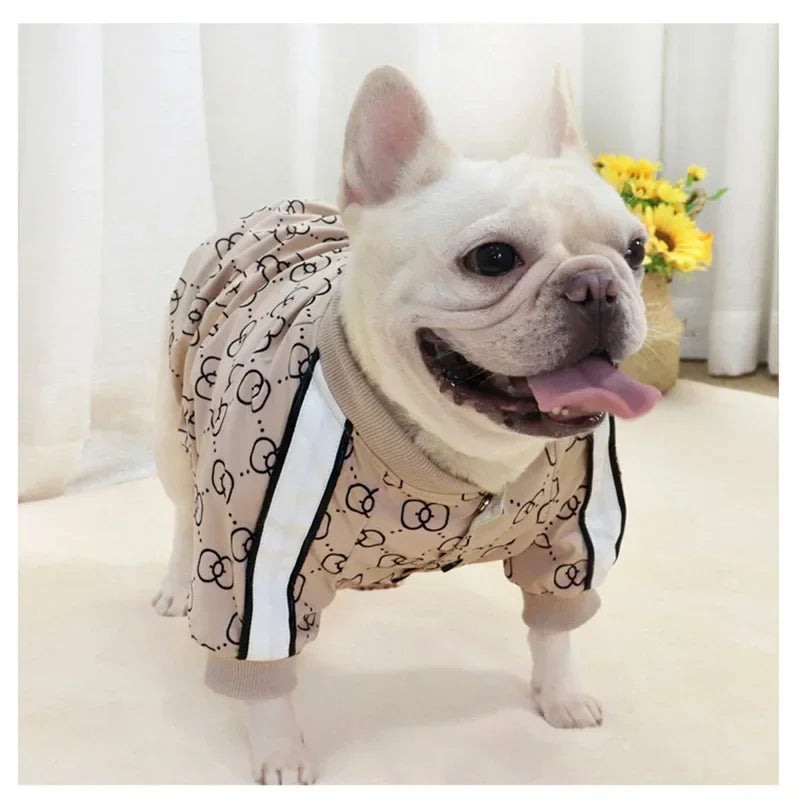 Pucci Monogram Designer Beige Dog Shirt