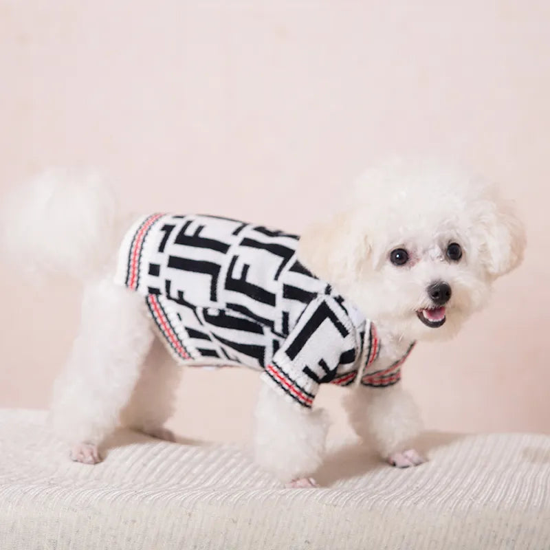 Pendi Designer Dog Sweater Cardigan -  Dog Clothes By Clothes For My Dog